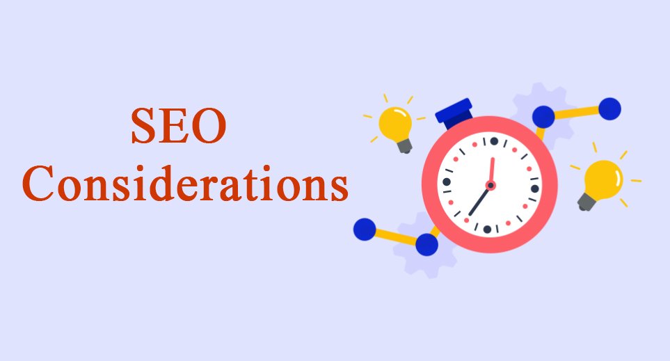 SEO Considerations